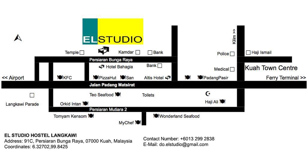 كواه El Studio Hostel Langkawi المظهر الخارجي الصورة